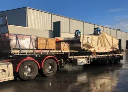 mining vibrating screen in delivery