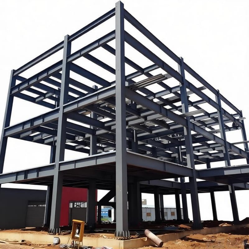 Steel Metal Frame Building Steel Structure Metal Workshop