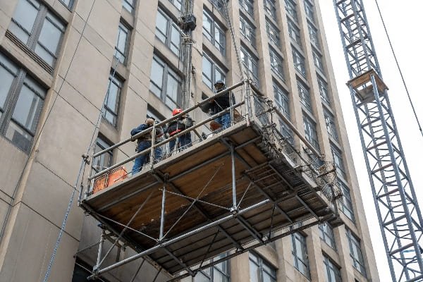 suspended scaffolding